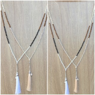 fashion necklace women accessories tassels mix beads wholesale price